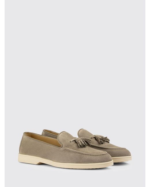 Doucal's Multicolor Suede Loafers