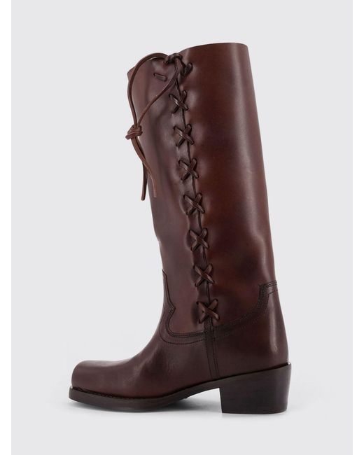 Paris Texas Brown Roxanne Leather Boot