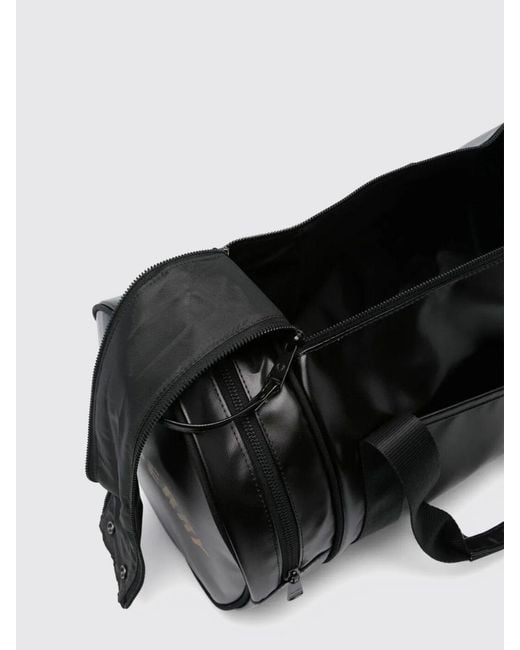 Fred Perry Black Recycled Polyester Duffle Bag for men