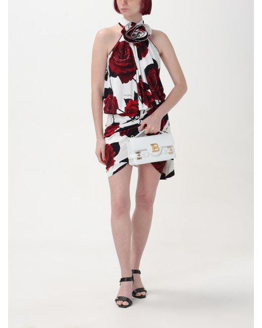 Balmain White Kleider Damen