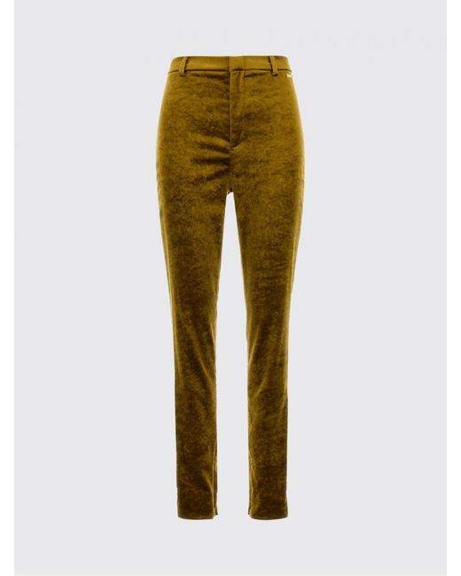 Gucci Green Skinny Velvet Trousers