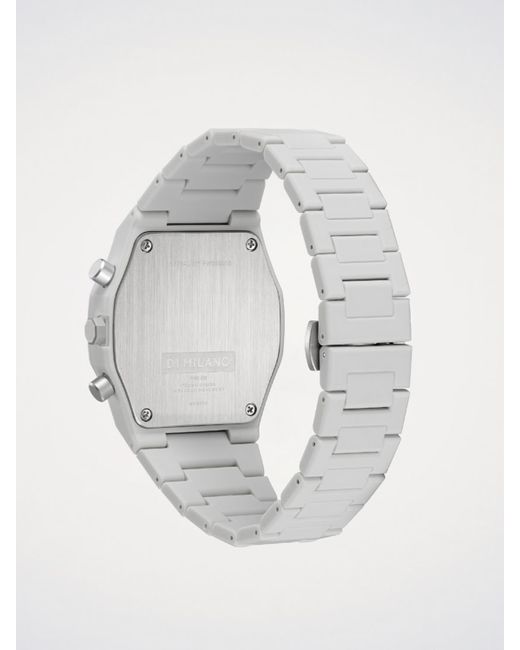 D1 Milano Gray Fossil Polychrono 40.5 Mm Watch for men