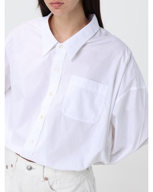 R13 White Cotton Shirt