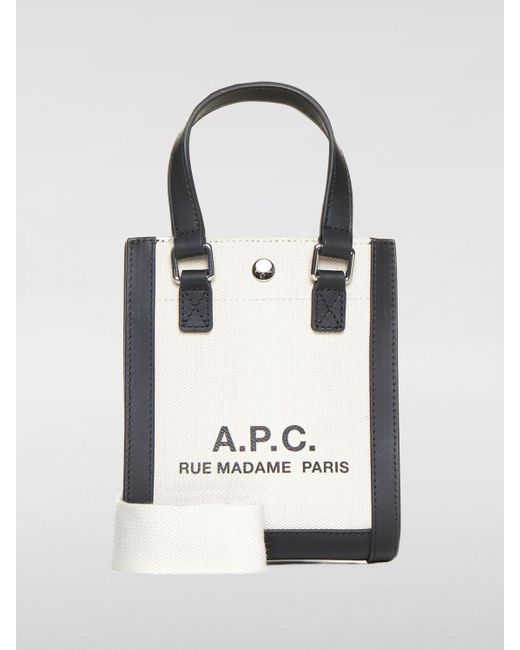 A.P.C. White Handbag
