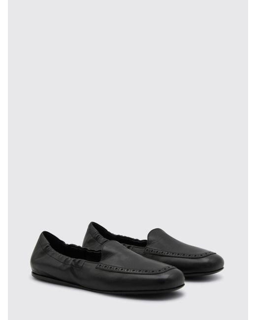 Church's White Leather Brogue Loafers