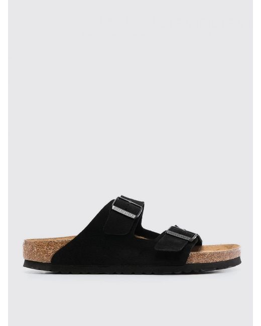 Birkenstock Black Flat Sandals