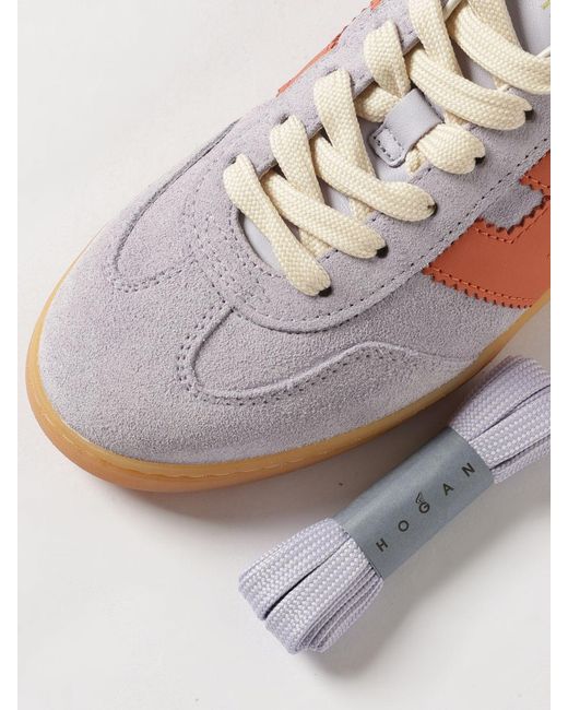 Hogan Pink Cool Suede Sneakers