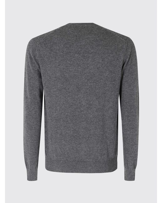 COMME DES GARÇONS PLAY Gray Comme Des GarÇ Ons Play Wool Cardigan With Logo for men