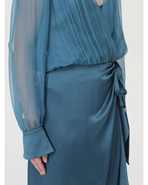 Alberta Ferretti Blue Dress