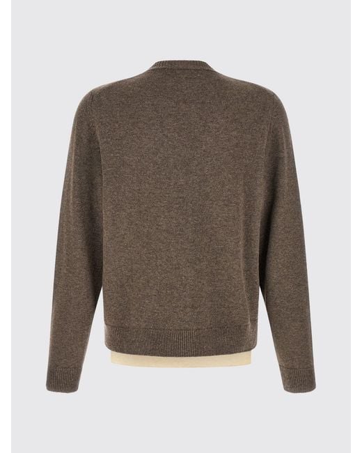 Maison Margiela Gray Crewneck Jumper for men