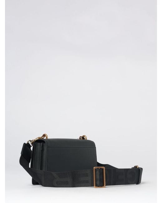 Kurt Geiger Gray Shoreditch Leather Crossbody Bag With Applied Logo