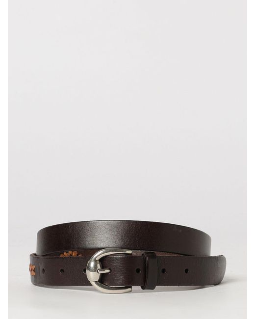 Brunello Cucinelli Multicolor Bicolor Woven Leather Belt With Pin Buckle Clasp for men