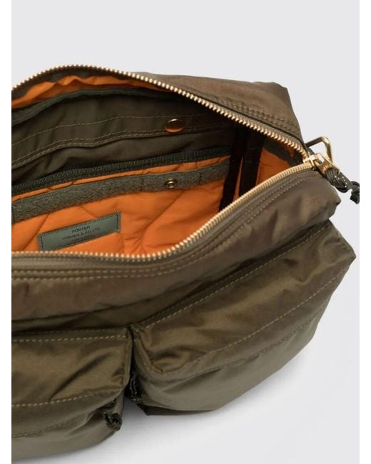 Porter-Yoshida and Co Gray Nylon Shoulder Bag for men