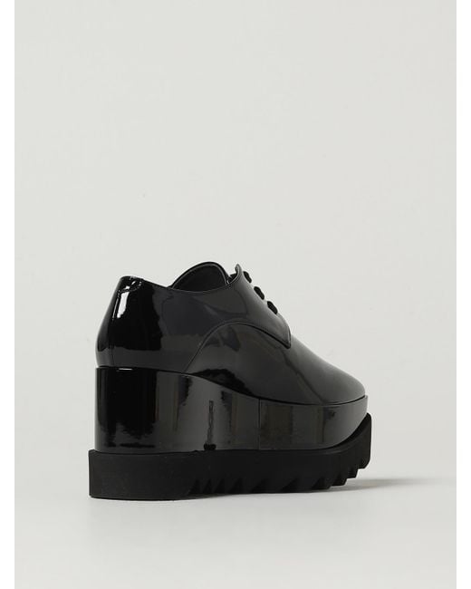 Derby Con Zeppa Elyse di Stella McCartney in Black