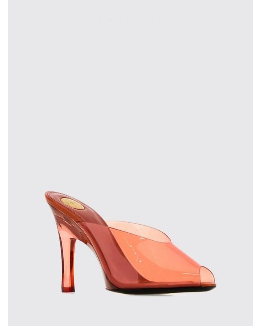 Saint Laurent Pink Sabrina High Stiletto Heeled Mules