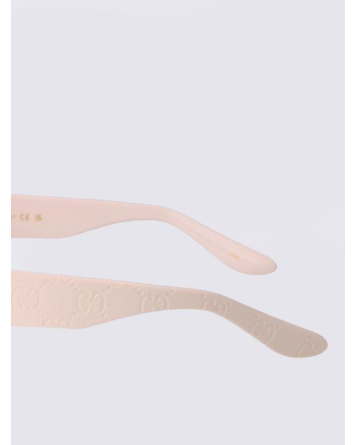 Lunettes De Soleil Homme Gucci pour homme en coloris White