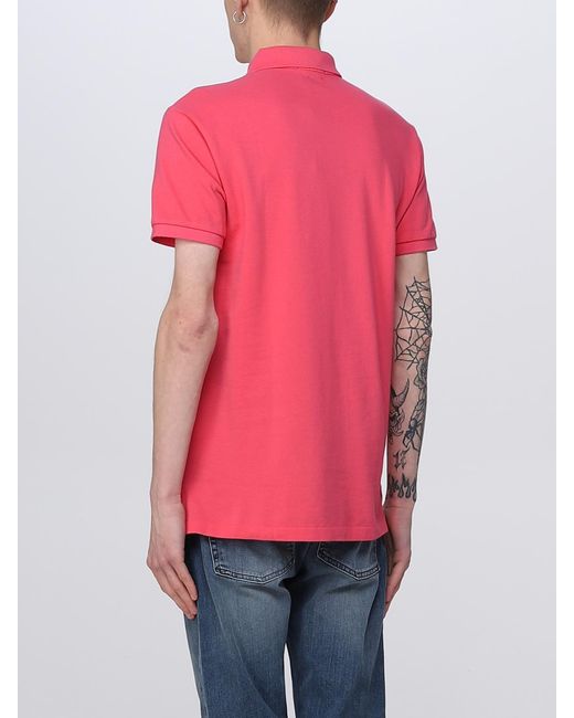Polo Ralph Lauren Red Custom Slim Fit Polo Shirt for men