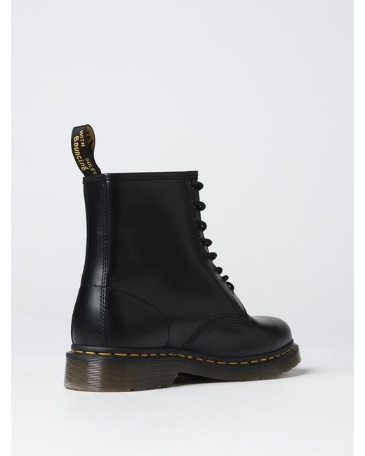 Dr. Martens Black 1460 Matte Leather Ankle Boots for men