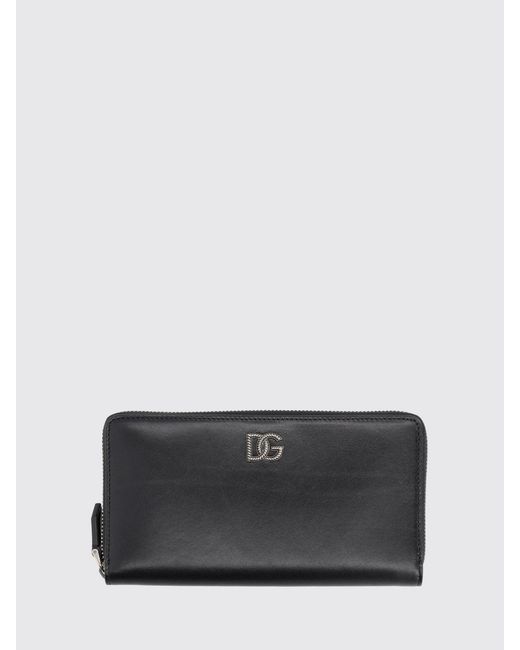 Dolce & Gabbana Gray Dolce &Amp Gabbana Dg Leather Wallet for men