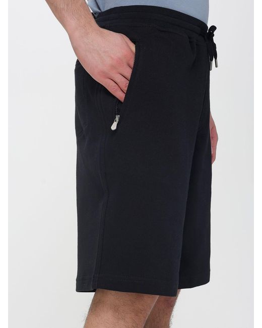 Brunello Cucinelli Black Cotton Shorts for men