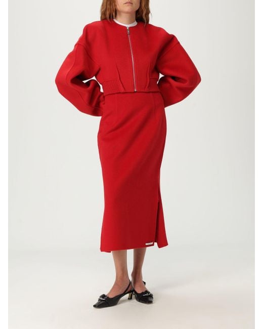 Sportmax Red Skirt