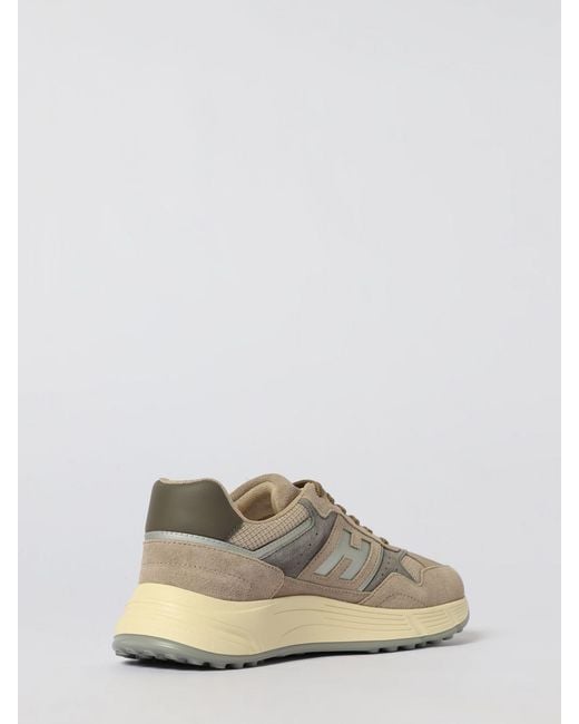 Hogan Natural Hyperlight Suede And Mesh Sneakers for men
