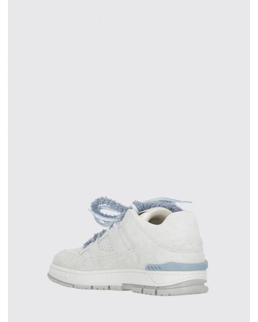 Axel Arigato White Area Lo Label Suede Sneakers for men