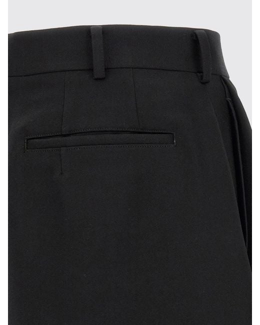 Comme des Garçons Black Comme Des GarÇ Ons Homme Plus Asymmetrical Design Tailored Wool Shorts for men