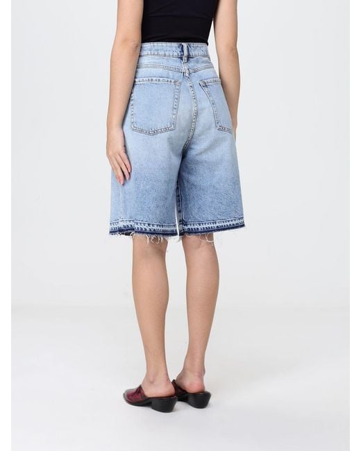 Pantalones Cortos Lulu De Denim ICON DENIM de color Blue