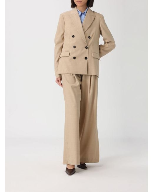 Liviana Conti Natural Manolo Wide-Leg Pants