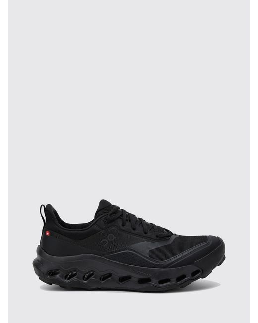 On Shoes Black Cloudhorizon 2 Mesh Running Sneakers With Extralight Sole for men