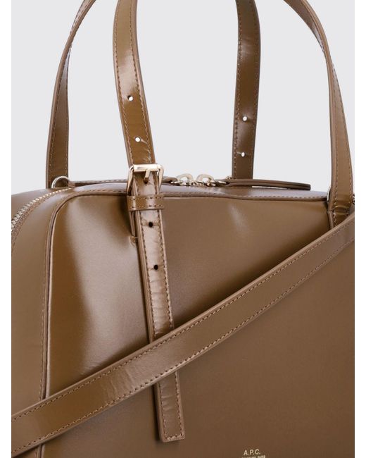 Bolso De Mano Mujer A.P.C. de color Natural