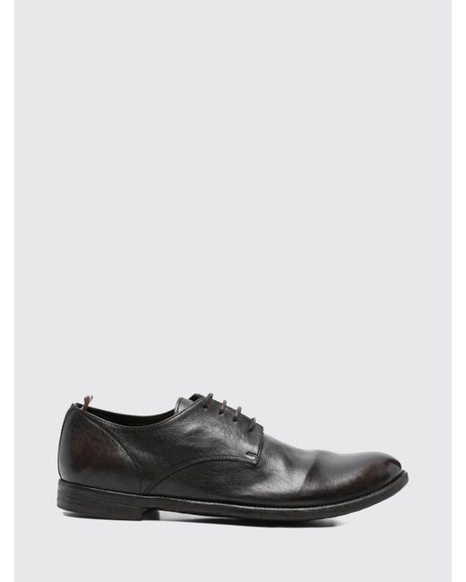 Officine Creative White Leather Oxford Shoes for men