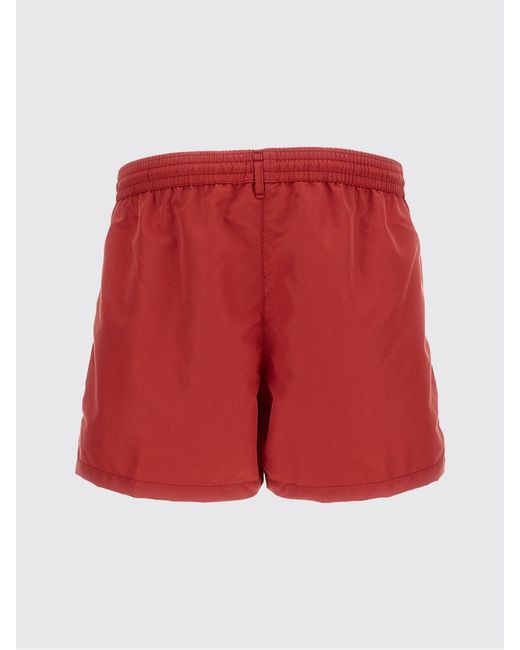 Paul Smith Red Recycled Polyester Swim Trunks for men