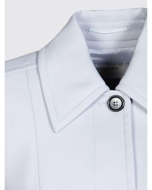 Sportmax White Cotton Blend Vest