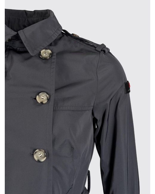 Gabardina Cruzada De Poliéster Peuterey de color Blue