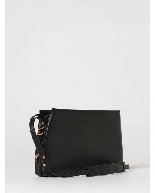 Pinko Black One, Two, Three Bag Shoulder Bag With Three Compartments