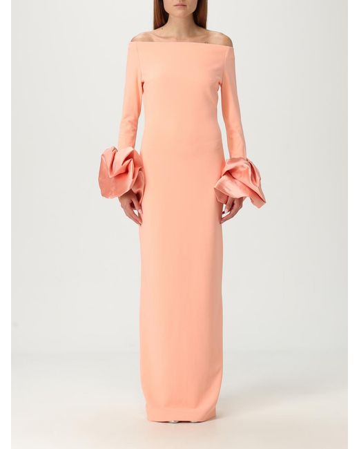 Solace London Orange Dress