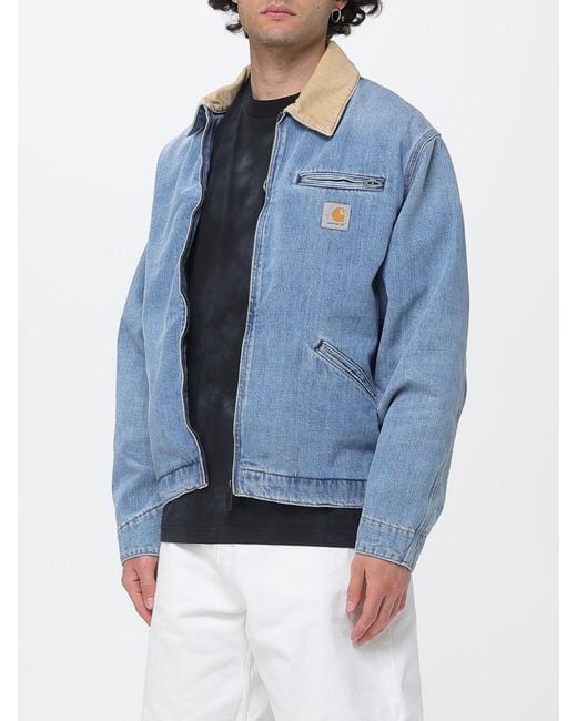 Carhartt Blue Denim Jacket for men