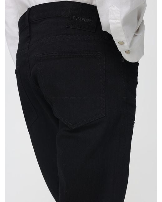Tom Ford Blue Slim Fit Stretch Denim Jeans for men