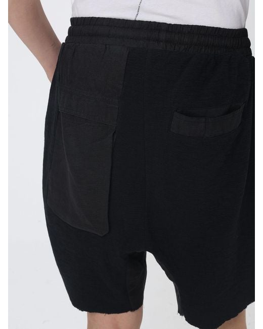 Thom Krom Black Cotton Shorts for men