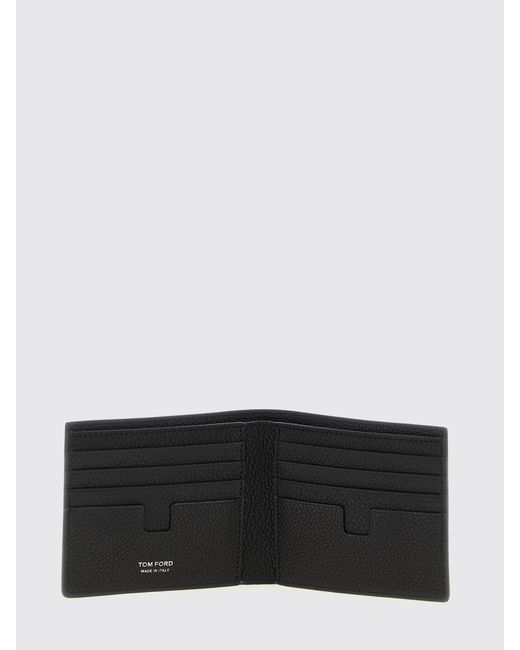 Tom Ford White Hammered Leather Wallet for men