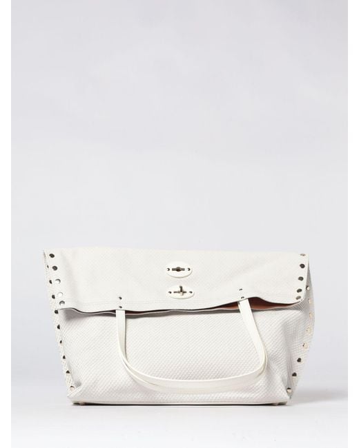 Zanellato Natural Medium Suede Shoulder Bag