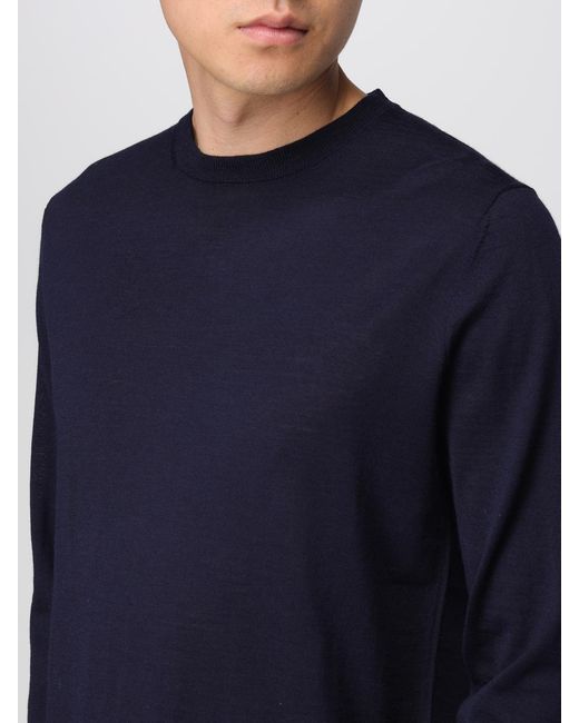 Pull Ras Du Cou Basique En Laine Ballantyne pour homme en coloris Blue