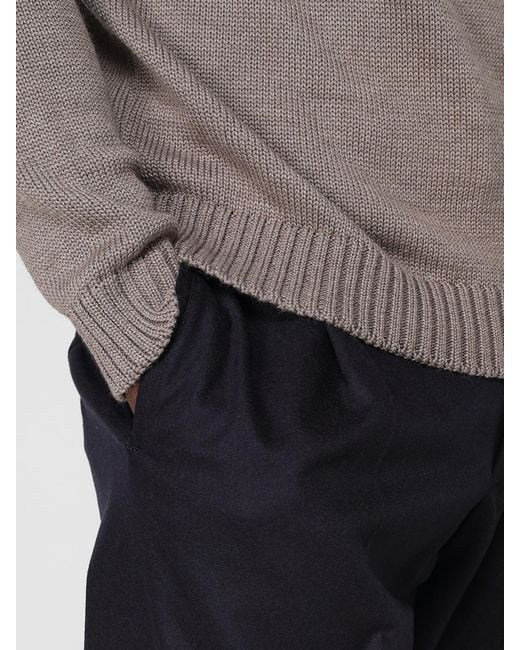 Zanone Gray Sweatshirt for men