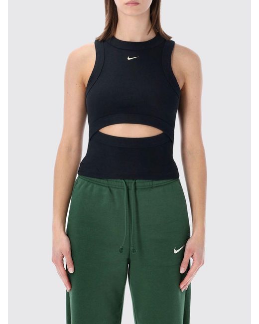 Nike Green Stretch Cotton Sport Top
