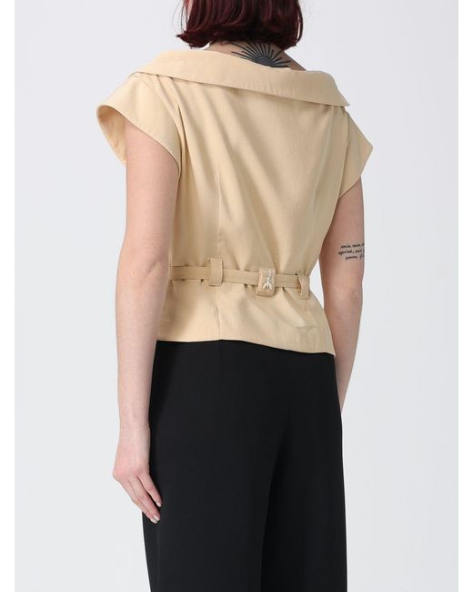 Patrizia Pepe Blue Viscose Vest