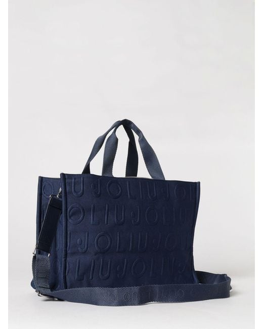 Liu Jo Blue Knitted Tote Bag