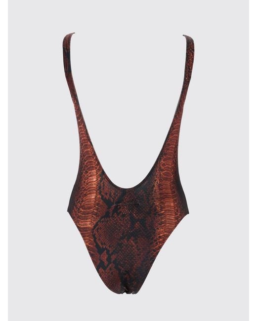Jean Paul Gaultier Brown Swimsuit