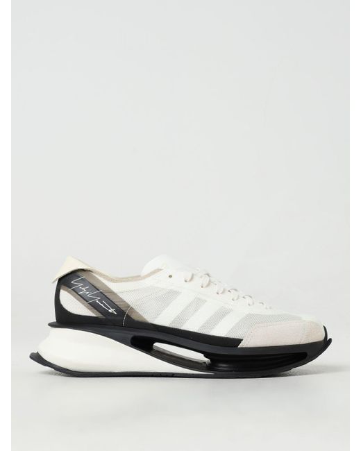 Zapatillas crema elegantes Y-3 de hombre de color White
